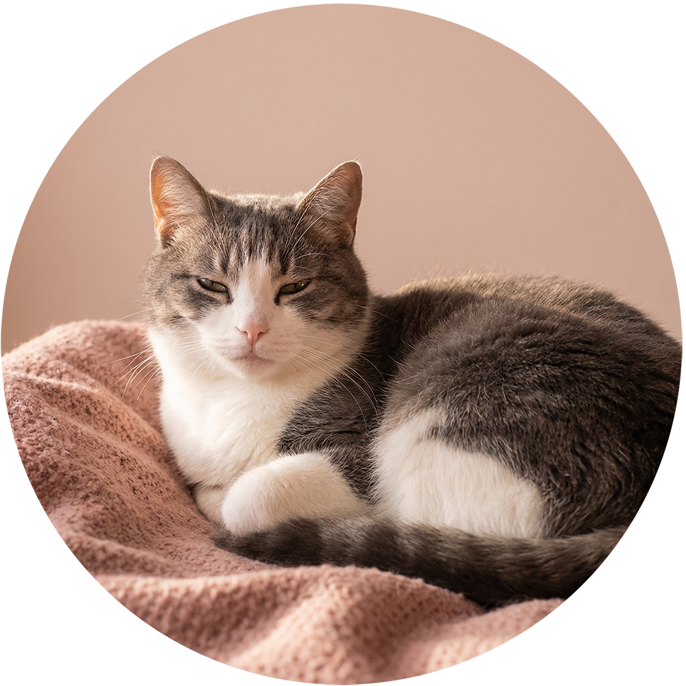 A beloved sanctuary cat